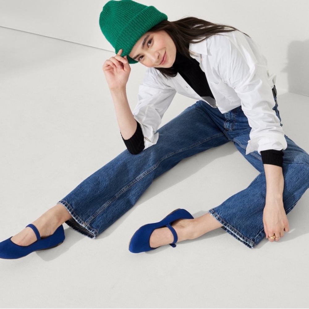 Rothy’s Square Mary Jane in Cobalt Blue size 8.5